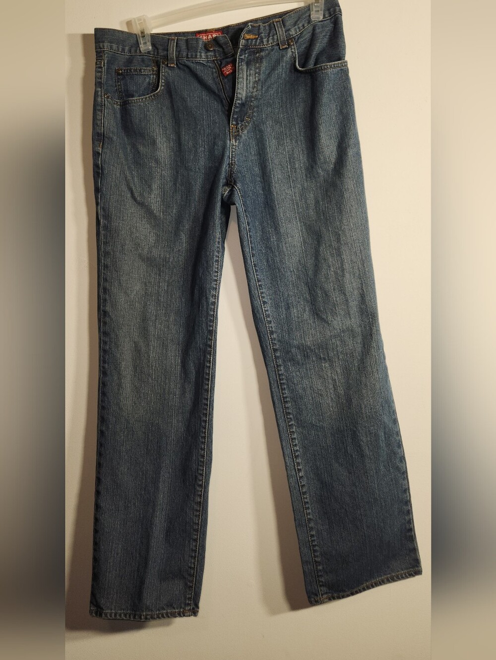 Chaps Blue Denim Straight-Leg Jeans 34/30. Nice